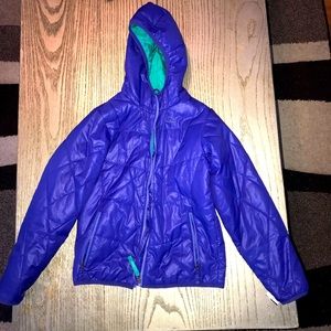 LL BEAN- light bubble coat - kids size 8